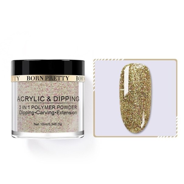 Glitter acryl nagelpoeder 10 ml 7