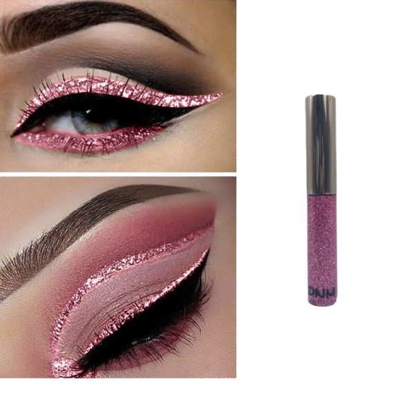Glitter-eyeliner Z290 vaaleanvaaleanpunainen