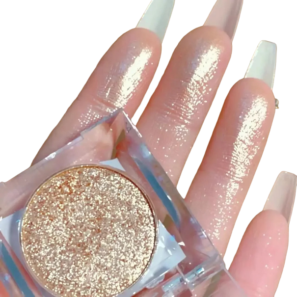 Glitter Eyeshadow Brightener Långvarig Glitter Shadow Vattentät