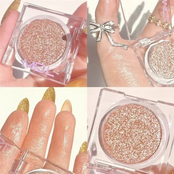 Glitter Øjenskygge Brightener Langtidsholdbar Glitter Skygge Vandfast V251 1