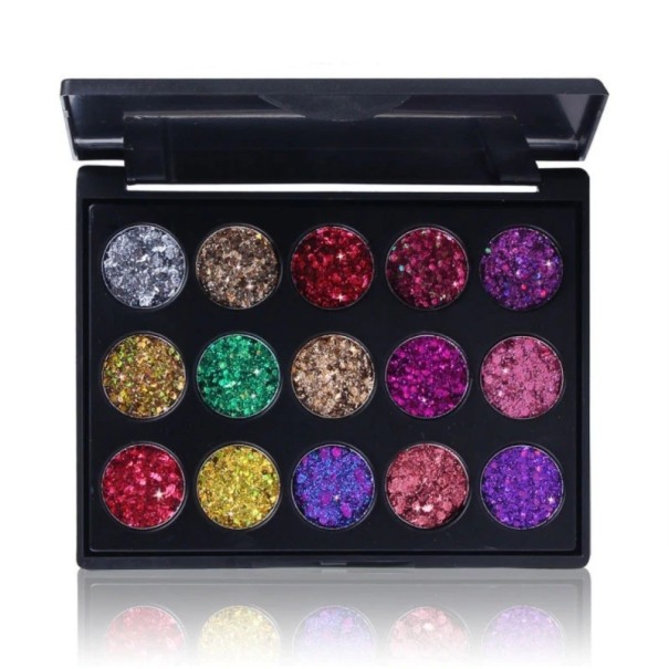 Glitter øjenskyggepalette 2
