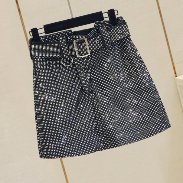 Glitterkjol för kvinnor S