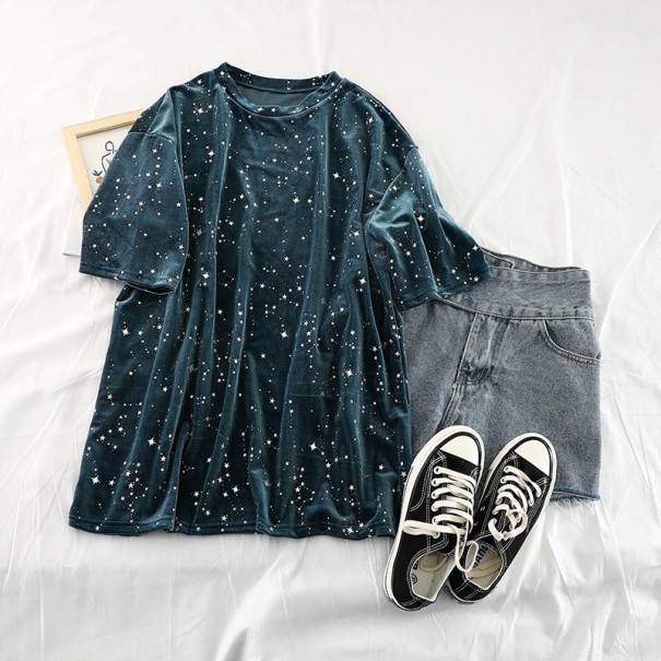 Glittert-shirt för kvinnor A204