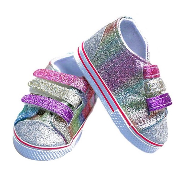 Glitzernde Schuhe für eine Puppe 1