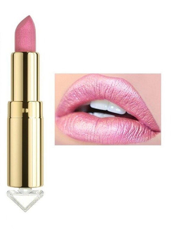 Glitzernder Lippenstift hellrosa