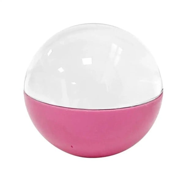 Glob de cristal video 3D cu sunet stereo 360° memorie 4 GB diametru 70 mm din plastic ABS și sticlă baterie 800 mAh pentru fotografii roz