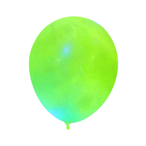 Globo inflable 30 uds. verde claro