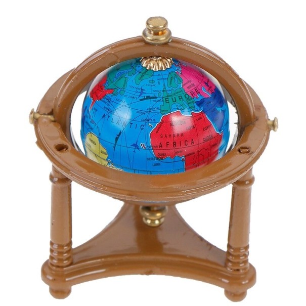 Globo terráqueo para muñeca E419 marrón