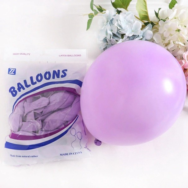 Globos pastel 30 uds. morado M