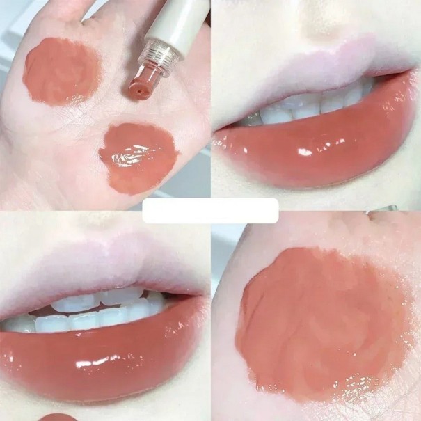 Gloss à lèvres coloré Gloss hydratant à lèvres Gloss nourrissant et soignant Rouge à lèvres liquide brillant 5 ml 3