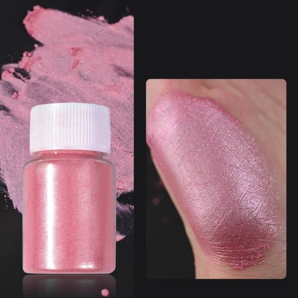 Glossy Pearl Powder for Nails for Creative Manicure and Nail Art pink