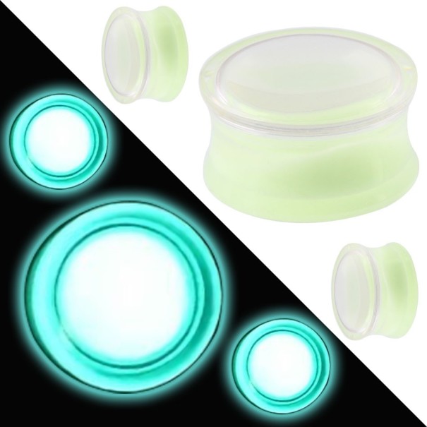 Glow-in-the-dark acryl plug