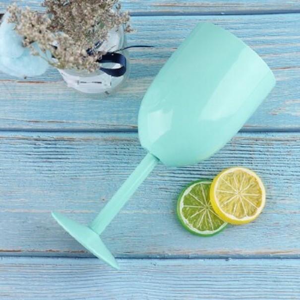 Gobelet en acier inoxydable avec couvercle turquoise