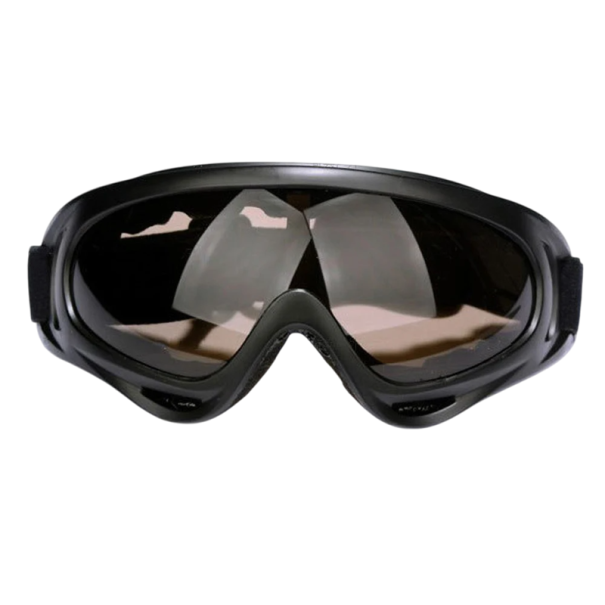 Gogle motocrossowe w kolorze czarnym wykonane z materiału TPU z wytrzymałymi soczewkami PC Ochronne okulary sportowe na motocykle Jazda na rowerze Narciarstwo i snowboard brązowy