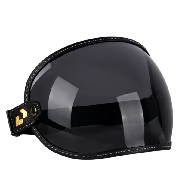 Gogle motocyklowe do kasku otwartego, wiatroszczelne, odporne na kurz i owady, regulowane okulary motocyklowe czarny