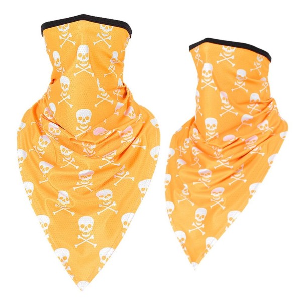 Gola com caveiras laranja