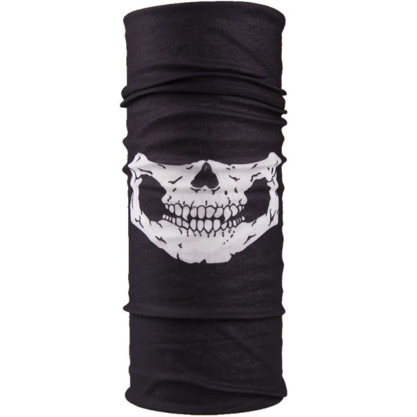Gola com estampado de caveira 2
