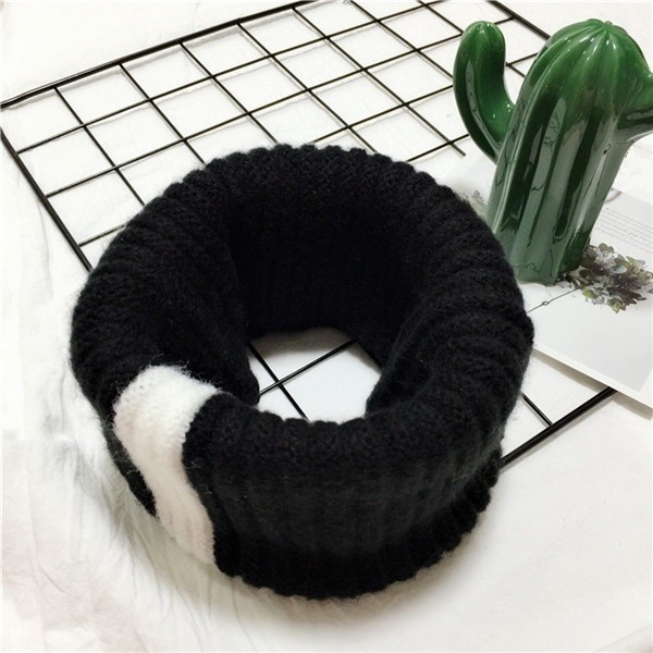 Gola de Inverno para Crianças F2 preto