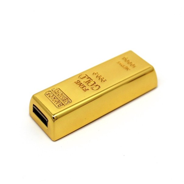 Goldfarbener USB-Stick 4GB 1