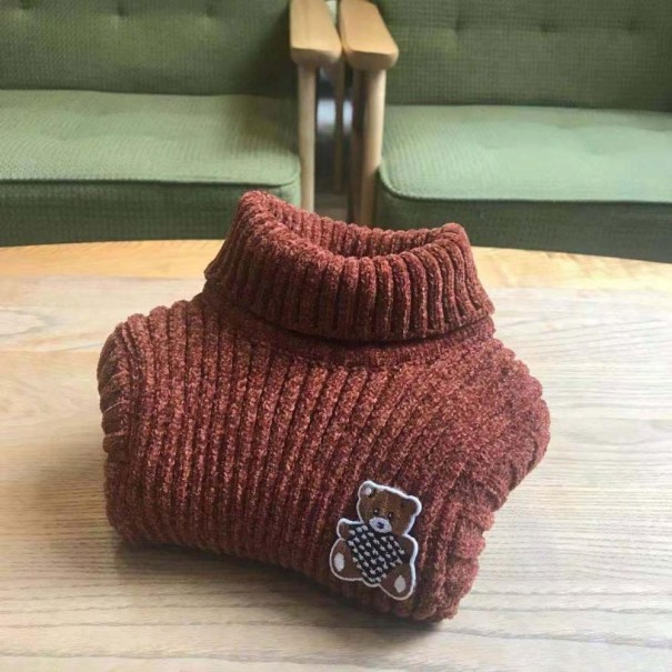 Golf dziecięcy z misiem brązowy 3