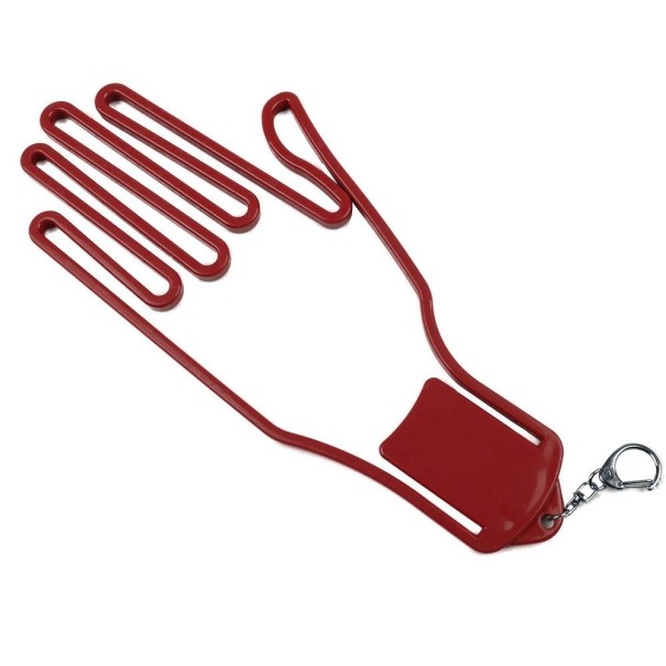 Golfhandskeholder rød