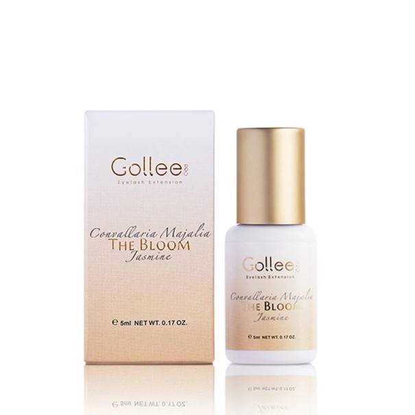 Gollee Colla per allungamento ciglia Gelsomino 5 ml 1–2 s asciugatura forte fissaggio 5–6 settimane senza lattice professionale 1