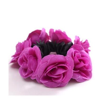 Gomita de flores para el cabello 5