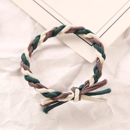 Gomma per capelli intrecciata 10 pz 8