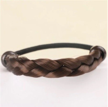 Gomme à cheveux avec tresses artificielles 3