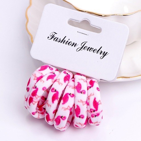 Gommes à cheveux avec motif - 6 pcs 2