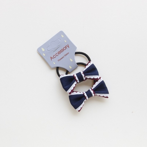 Gommes à cheveux avec nœud - 2 pcs 10