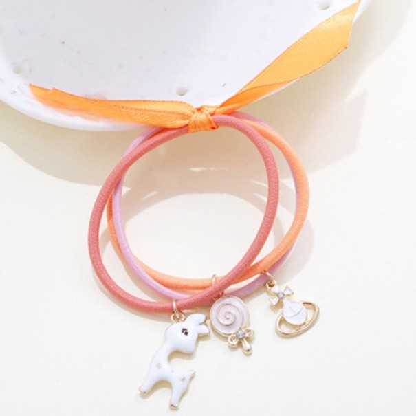 Gommes à cheveux avec pendentifs - 3 pièces 6