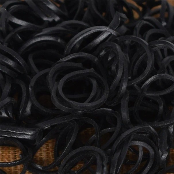 Gommes à tricoter 300 pcs noir