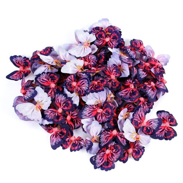 Gommes pour chiens avec papillon 12 pcs bleu foncé