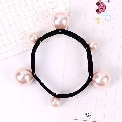 Gommette à cheveux avec perles 5