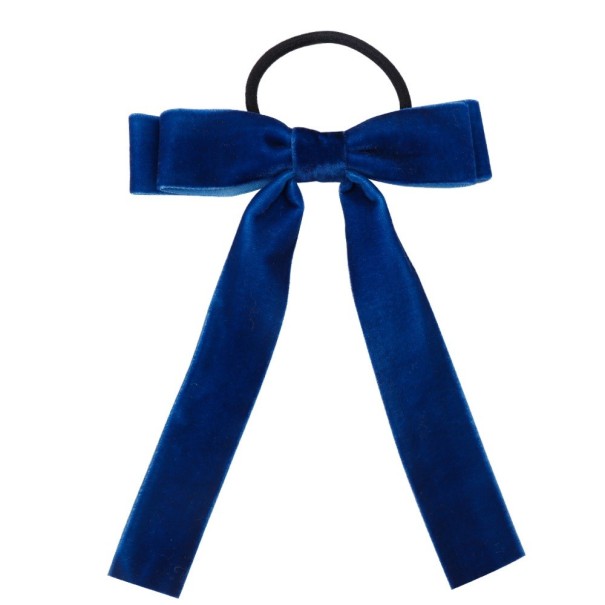 Gommette pour cheveux avec nœud bleu