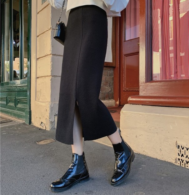 Gonna da donna con vita alta G33 nero