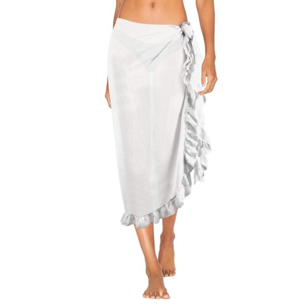 Gonna da spiaggia donna P439 bianco