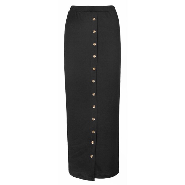 Gonna lunga da donna con bottoni 1
