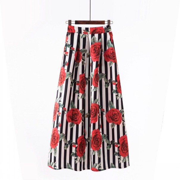 Gonna lunga da donna con motivo A1581 XS 11