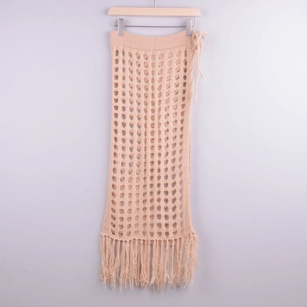 Gonne a maglia da donna beige M