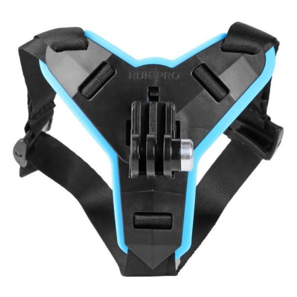 GoPro hjälmfäste blå