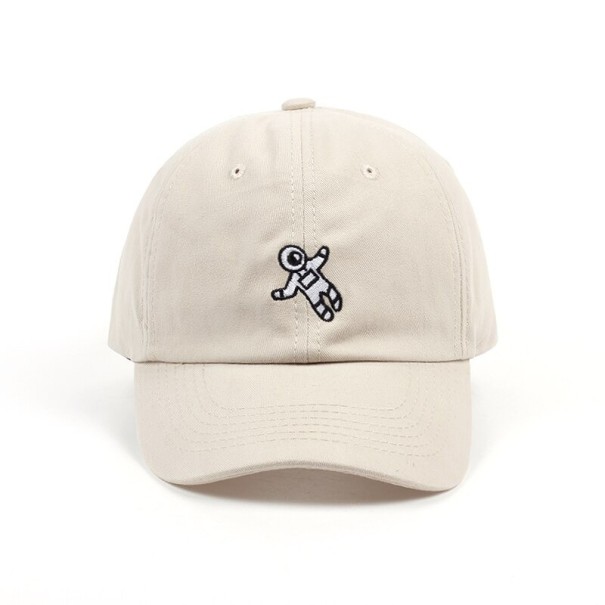 Gorra con astronauta crema
