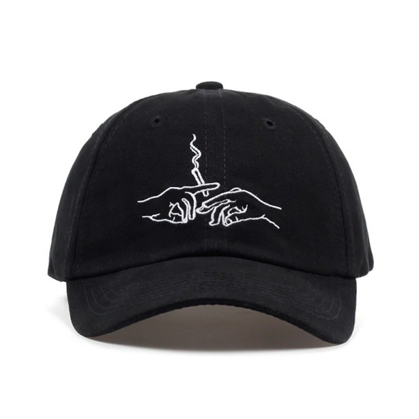 Gorra con estampado T82 negro