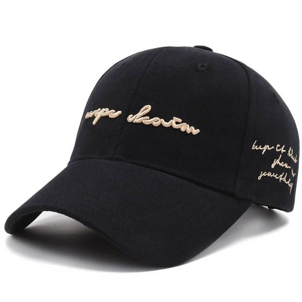 Gorra con inscripción T84 negro