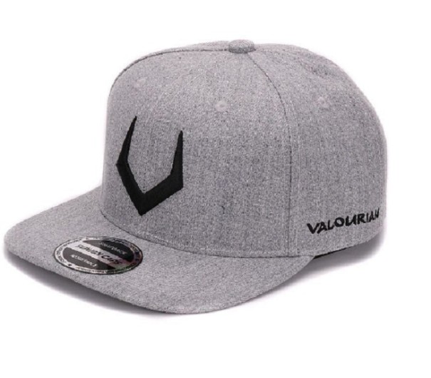 Gorra con visera ajustable Valourian J2261 gris