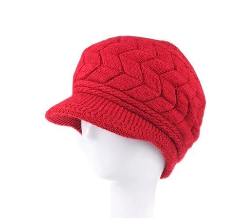 Gorra con visera para mujer J3090 rojo