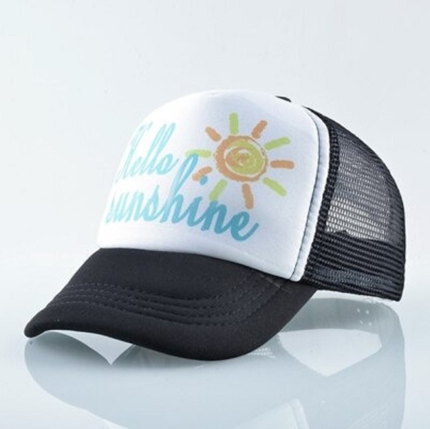 Gorra de camionero infantil T917 negro