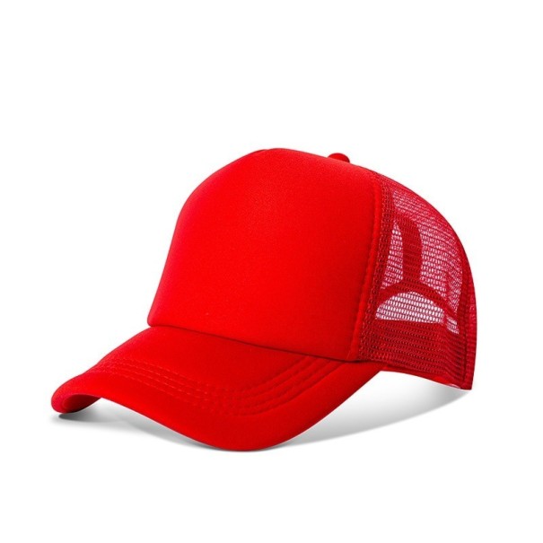 Gorra de camionero para hombre T25 rojo