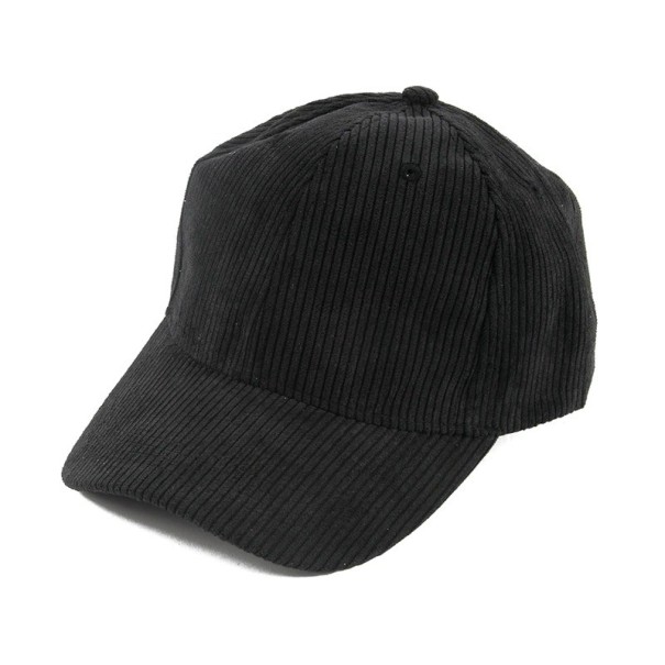 Gorra de pana negro